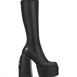 Naked Wolfe Spice Black Platform Boots